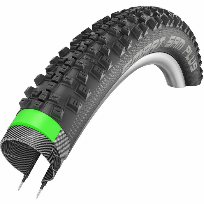 Schwalbe Smart Sam Plus GreenGuard SnakeSkin MTB Dæk 4 Schwalbe Smart Sam Plus GreenGuard SnakeSkin MTB Dæk - Billede 2