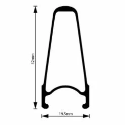 H Plus Son SL42-fælg Til Landevej 8 H Plus Son SL42-fælg Til Landevej -Maxxis Butik sl42 full2