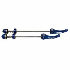 Hope Steel Rod Road Quick Release Aksel (sæt) 10 Hope Steel Rod Road Quick Release Aksel (sæt) -Maxxis Butik Hope Steel Rod Road Quick Release Skewer Set Quick Release Skewers Blue QRRSBP