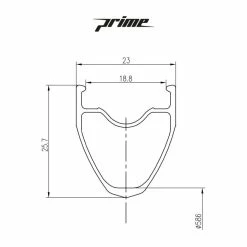 Prime Baroudeur - Tubeless Bundle 11 Prime Baroudeur - Tubeless Bundle -Maxxis Butik Prime Baroudeur Road Wheelset Wheel Sets Black PBRW700B 34